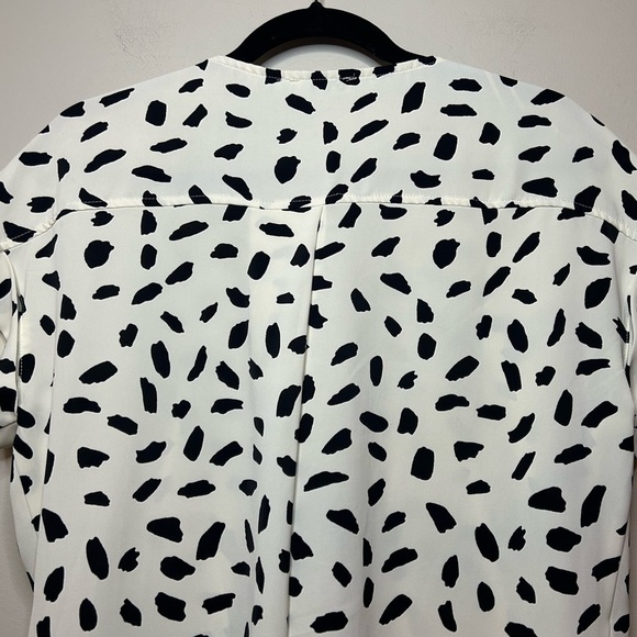 Umgee Cap Sleeve Dalmatian Printed Shift Dress - Picture 7 of 7